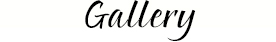 Gallery Menu
